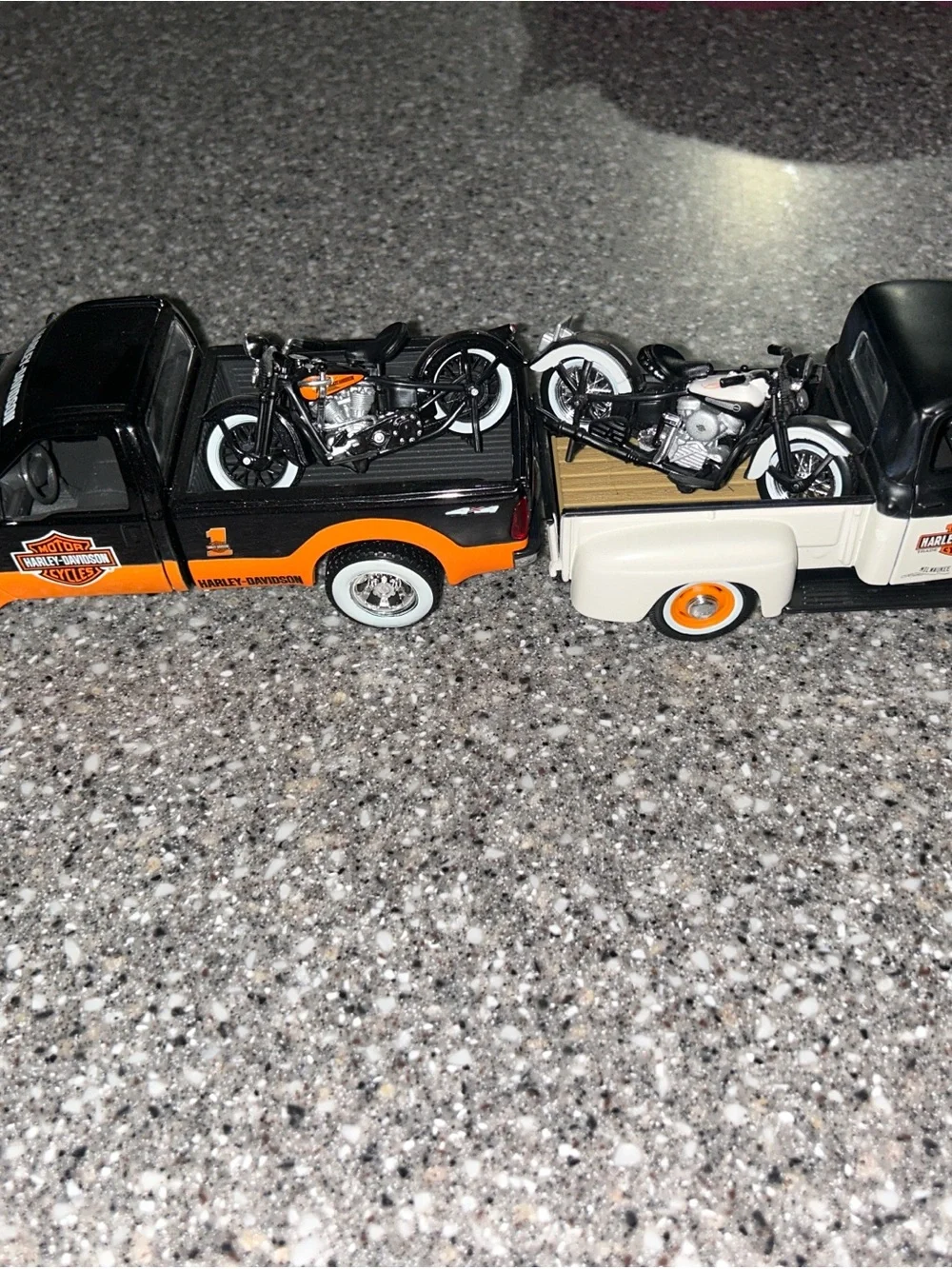 Harley-Davidson Pickup Truck and Motorcycle Duo
